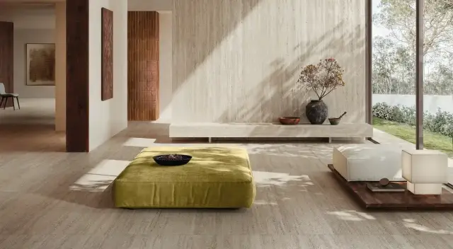Интерьер с Керамогранит Fap Ceramiche fTN8 Materia Classica Beige Matt R10 RT 60x120