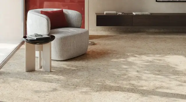 Интерьер с Керамогранит Fap Ceramiche fTSL Materia Eclettica Beige Matt R10 RT 60x120