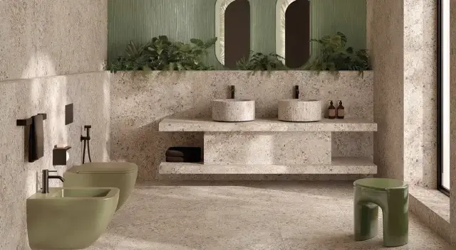 Интерьер с Керамогранит Fap Ceramiche fTSL Materia Eclettica Beige Matt R10 RT 60x120