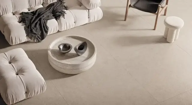 Интерьер с Керамогранит Fap Ceramiche fTX2 Materia Pura Trama Beige Matt R11 RT 60x120