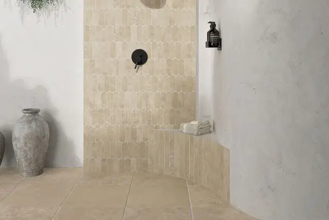 Интерьер с Керамогранит Wow Cross Cut Tuscan 136566 44x44