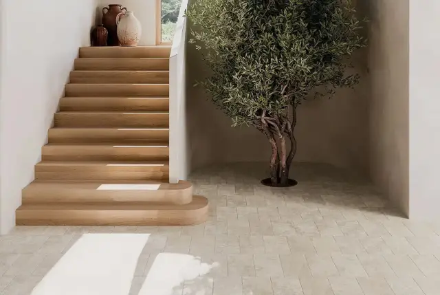 Интерьер с Керамогранит Wow Cross Cut Tuscan 136566 44x44