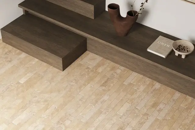 Интерьер с Керамогранит Wow Cross Cut Tuscan 136566 44x44