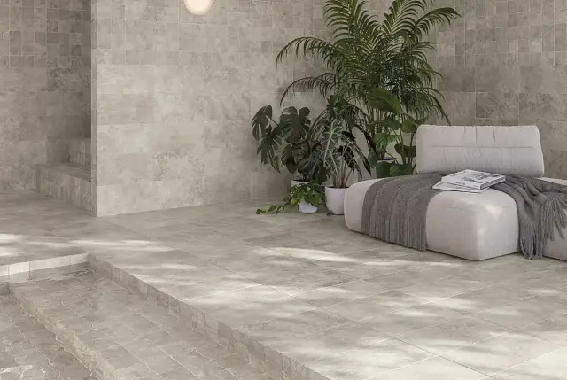 Интерьер с Керамогранит Wow Cross Cut Tuscan 136566 44x44