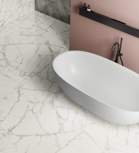 Интерьер с Керамогранит Italon Charme Deluxe Floor Project Statuario Fantastico Натуральный 80x160