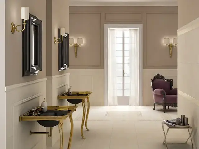 Интерьер с Керамогранит Italon Charme Deluxe Floor Project Statuario Fantastico Натуральный 80x160