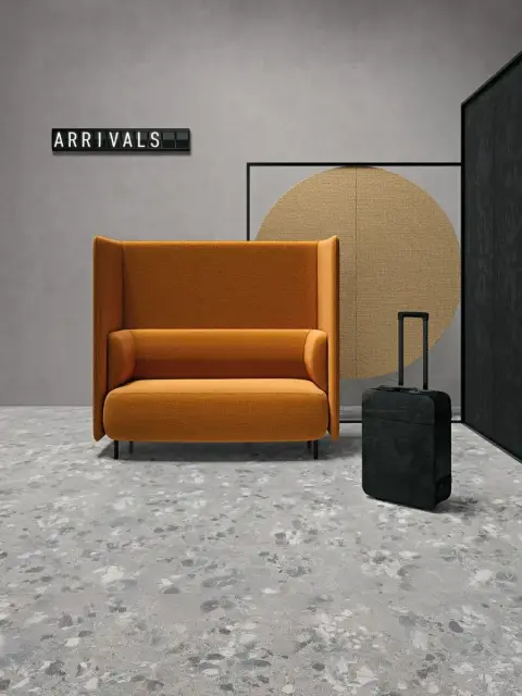 Интерьер с Керамогранит Leonardo Attitude Attd 120W Rml 178651 120x120