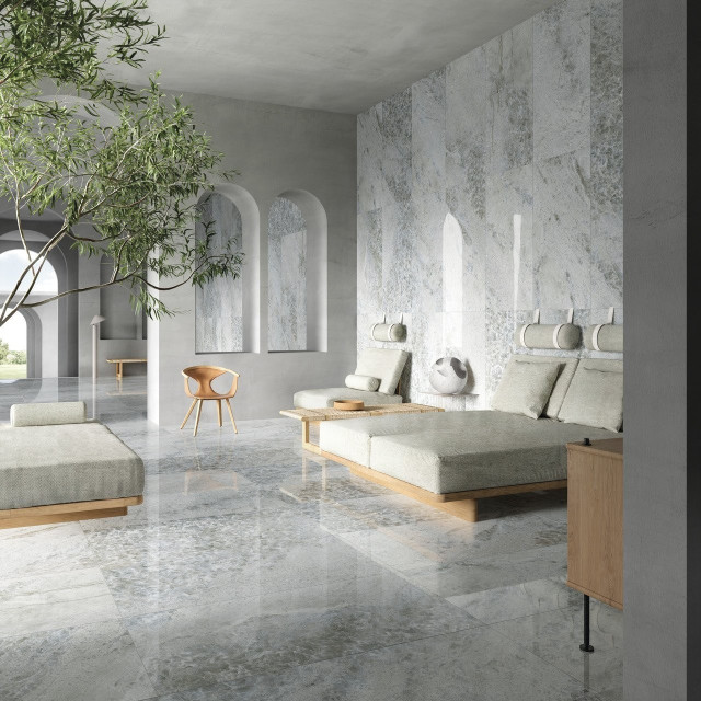 Интерьер с Zebrino Bianco Luc ZZ 60x120