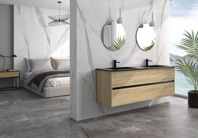 Интерьер с Керамогранит Pamesa Torano M Dorado Compacglass Rect. 017.869.0103.10106 60x120