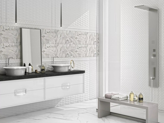 Интерьер с Декор Kerama Marazzi Турнон Матовый Обрезной VB/A19/13047TR 30x89.5