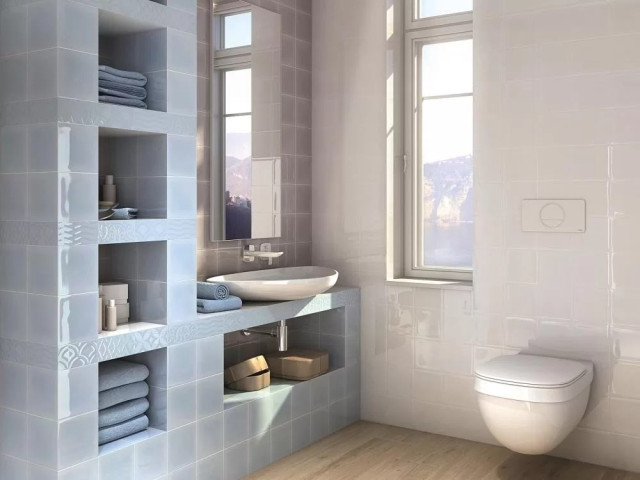 Интерьер с Плитка Kerama Marazzi Авеллино Серый 17007 15x15