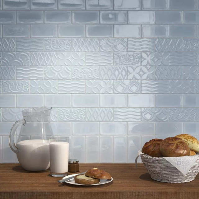 Интерьер с Плитка Kerama Marazzi Авеллино Серый 17007 15x15
