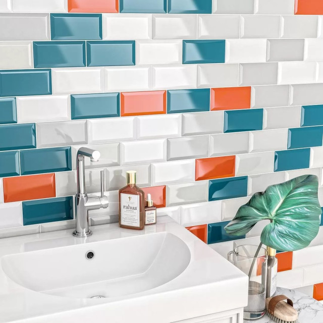 Интерьер с Плитка Kerama Marazzi Алькасар Клемансо Зелёный Тёмный Грань 16059 7.4x15