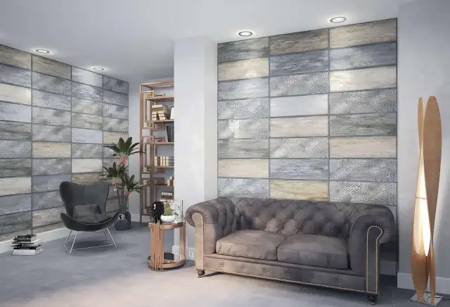 Интерьер с Плитка Eletto Ceramica Old Tjikko Mix 506781201 25.1x70.9