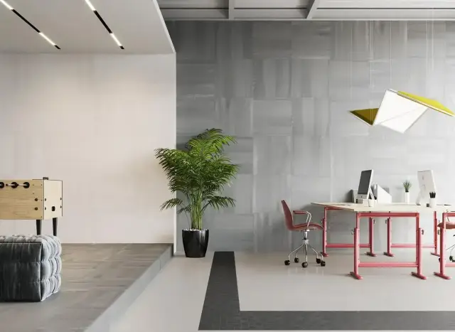 Интерьер с Керамогранит Kerama Marazzi Про Дабл Светлый Обрезной DD601200R 60x60