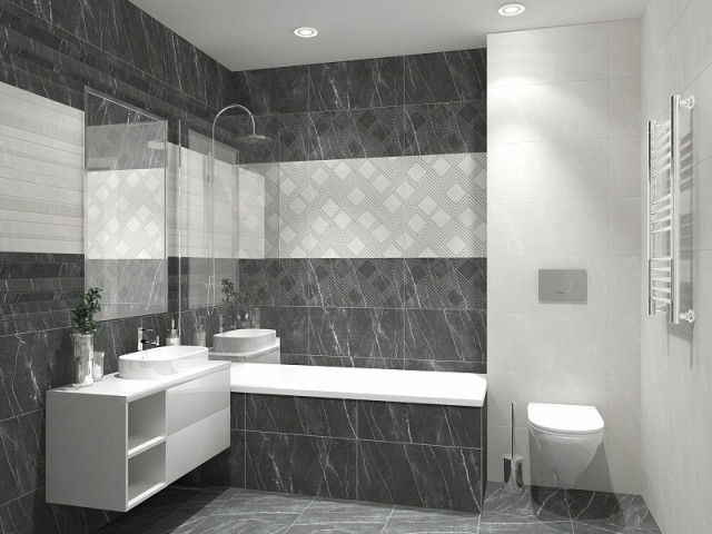 Интерьер с Керамогранит R  HYGGE MOCCA XX 60x60