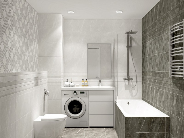 Интерьер с Керамогранит R  HYGGE MOCCA XX 60x60