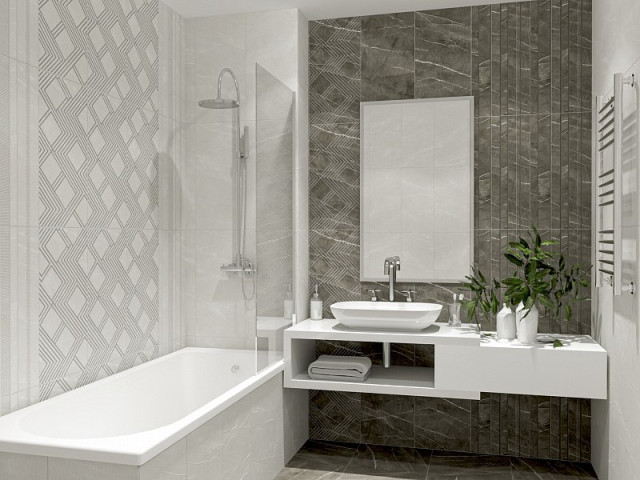 Интерьер с Керамогранит R  HYGGE MOCCA XX 60x60
