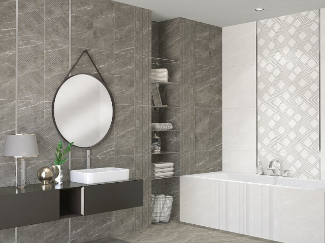 Интерьер с Керамогранит R  HYGGE MOCCA XX 60x60