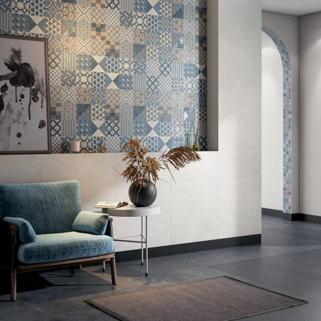 Интерьер с Бордюр Kerama Marazzi Онда 2 Обрезной OS/B245/SG606220R 60x7.2