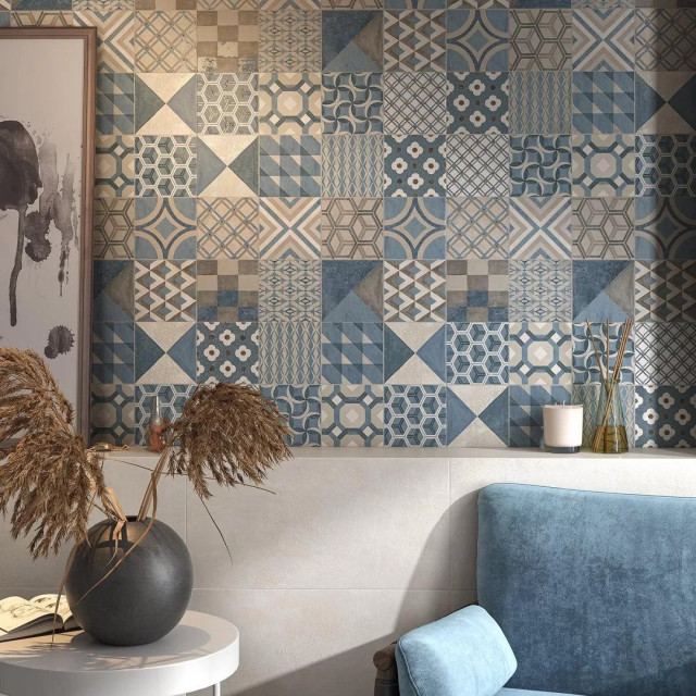 Интерьер с Бордюр Kerama Marazzi Онда 2 Обрезной OS/B245/SG606220R 60x7.2
