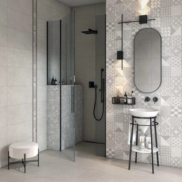 Интерьер с Бордюр Kerama Marazzi Онда 2 Обрезной OS/B245/SG606220R 60x7.2