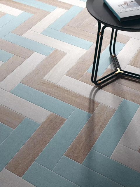 Интерьер с Керамогранит Kerama Marazzi Вяз Беж Тёмный SG400600N 9.9x40.2