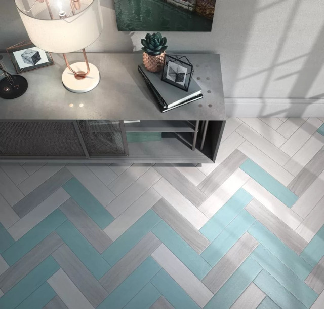 Интерьер с Керамогранит Kerama Marazzi Вяз Беж Тёмный SG400600N 9.9x40.2