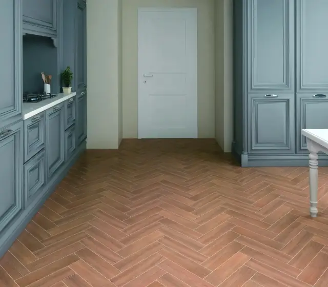 Интерьер с Керамогранит Kerama Marazzi Вяз Беж Тёмный SG400600N 9.9x40.2