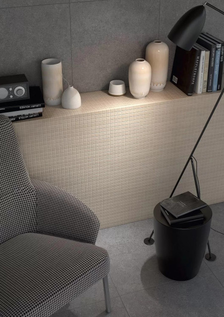 Интерьер с Керамогранит Kerama Marazzi Вяз Беж Тёмный SG400600N 9.9x40.2