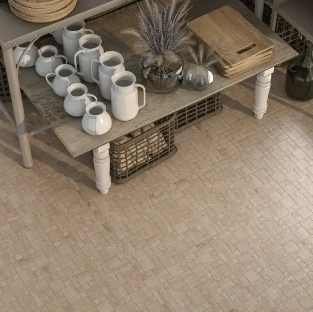 Интерьер с Керамогранит Kerama Marazzi Риальто Песочный Лаппатированный SG560422R 60x119.5