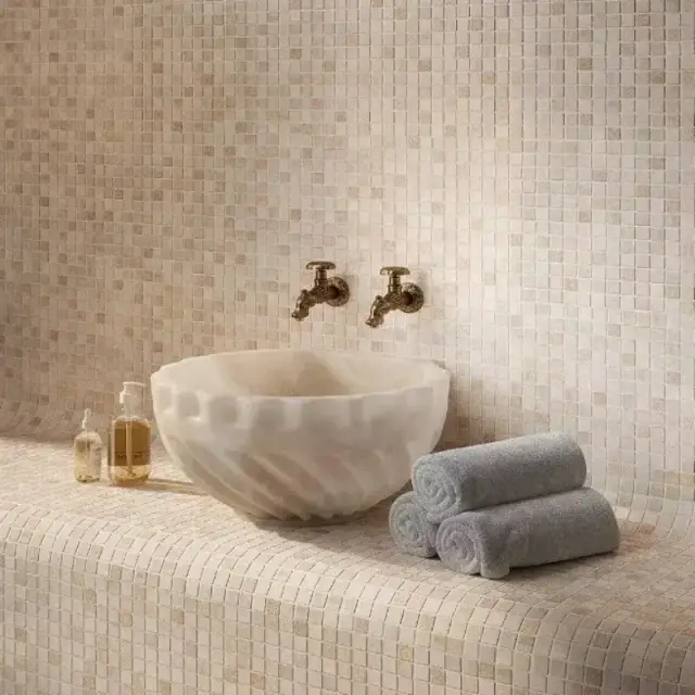 Интерьер с Керамогранит Kerama Marazzi Риальто Песочный Лаппатированный SG560422R 60x119.5