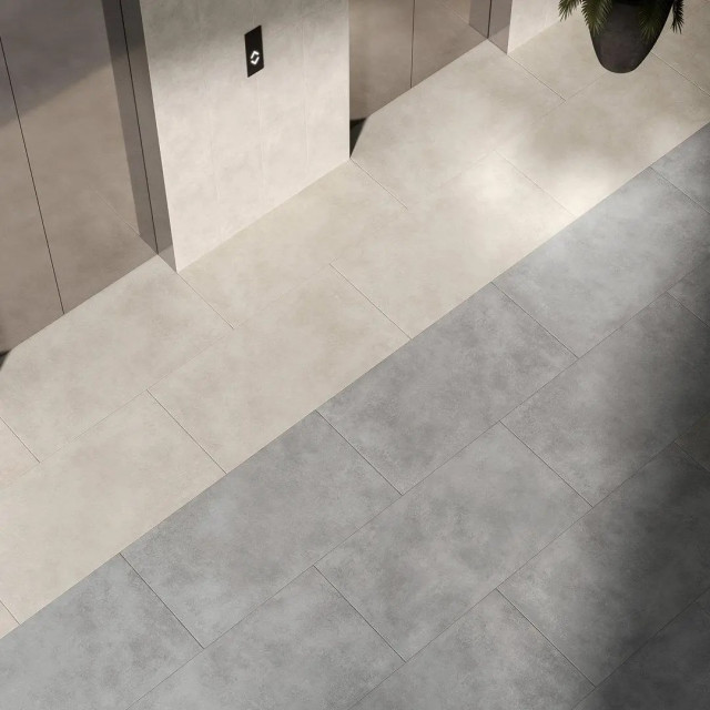 Интерьер с Керамогранит Kerama Marazzi Мирабо Серый Темный Матовый Обрезной KM6012G0721R 60x119.5