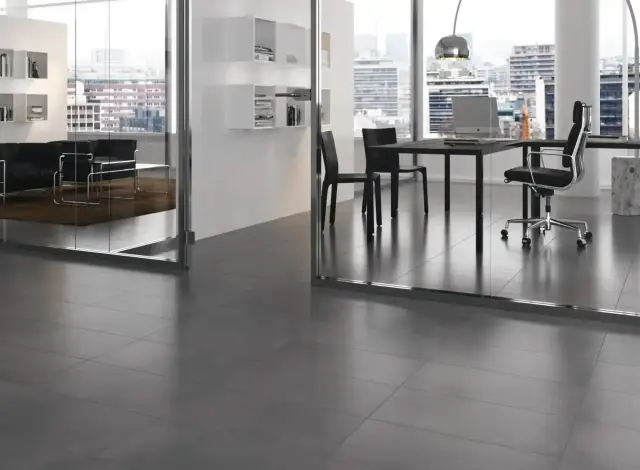 Интерьер с Керамогранит Kerama Marazzi Мирабо Серый Темный Матовый Обрезной KM6012G0721R 60x119.5
