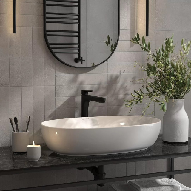Интерьер с Керамогранит Kerama Marazzi Мирабо Серый Темный Матовый Обрезной KM6012G0721R 60x119.5
