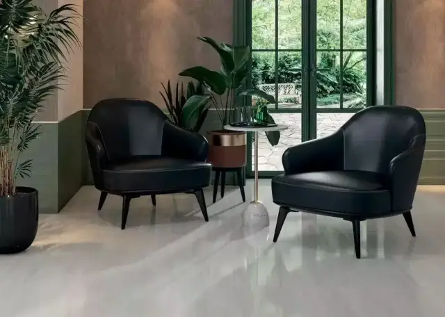 Интерьер с Керамогранит Kerama Marazzi Белем Серый Светлый Натуральный Обрезной SG647320R 60x60