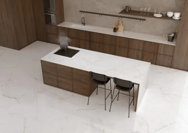 Интерьер с Керамогранит Peronda Dual White NT C/R 38712 60x120