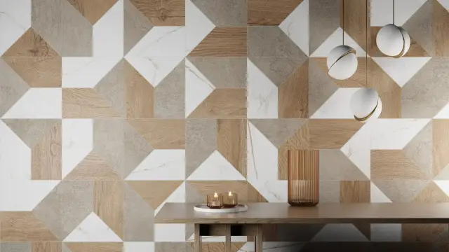 Интерьер с Керамогранит Peronda Dual White NT C/R 38712 60x120