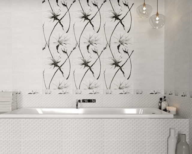 Интерьер с Бордюр Gracia Ceramica Картье Серый 01 010212001797 40x7.5