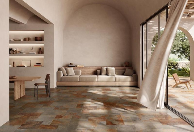 Интерьер с Керамогранит CIR Di Pietra Runi Avorio 10759871 40x60.8