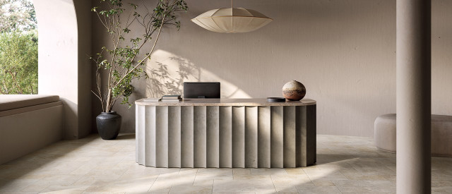 Интерьер с Керамогранит CIR Heritage Ivory 1080531 40x40