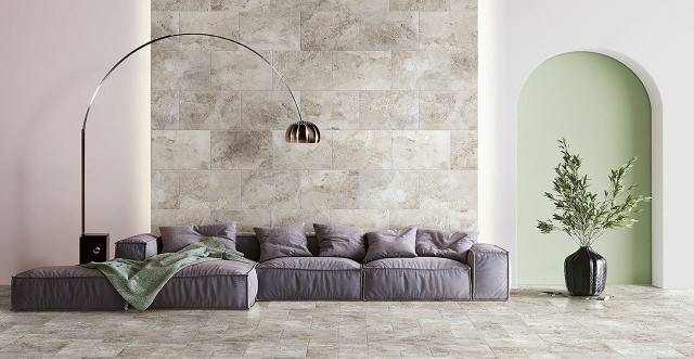 Интерьер с Керамогранит CIR Heritage Ivory 1080531 40x40