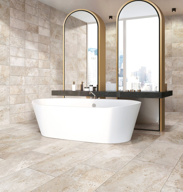 Интерьер с Керамогранит CIR Heritage Ivory 1080531 40x40