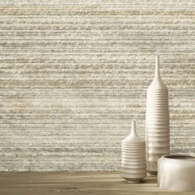 Интерьер с Керамогранит Sichenia Beige Ribbed 192812 30x90