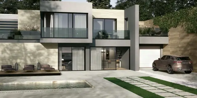 Интерьер с Керамогранит Sichenia Beige Ribbed 192812 30x90