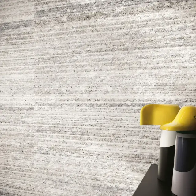 Интерьер с Керамогранит Sichenia Beige Ribbed 192812 30x90