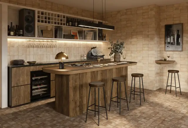 Интерьер с Керамогранит Peronda FS Storia Natural-2 9 мм 42699 22.3x22.3