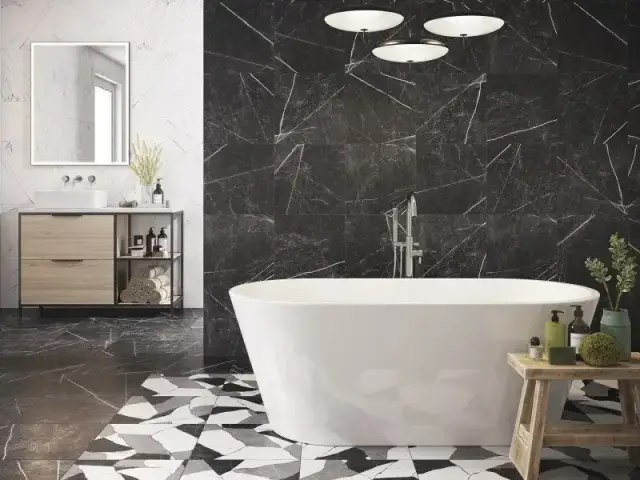 Интерьер с Керамогранит Cersanit Oriental Серый A16004 42x42