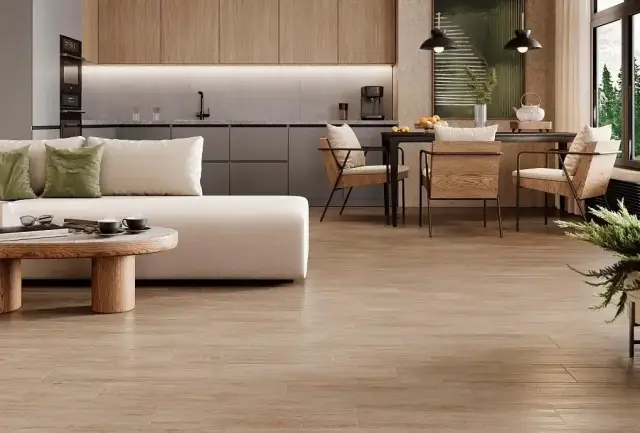 Интерьер с Керамогранит Gracia Ceramica Baikal Brown PG 02 010400001345 20x60