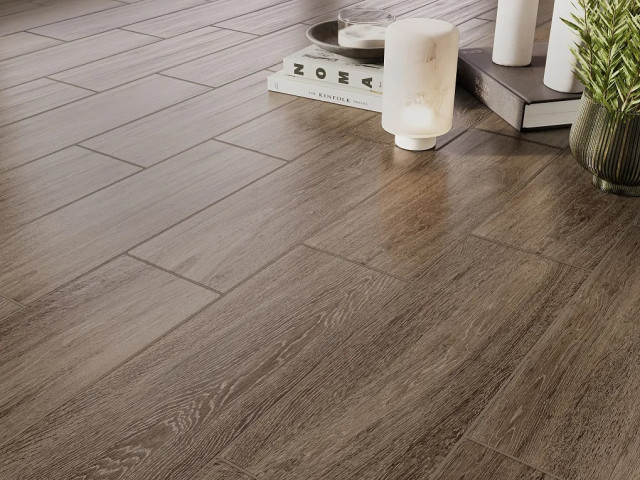 Интерьер с Керамогранит Gracia Ceramica Baikal Brown PG 02 010400001345 20x60